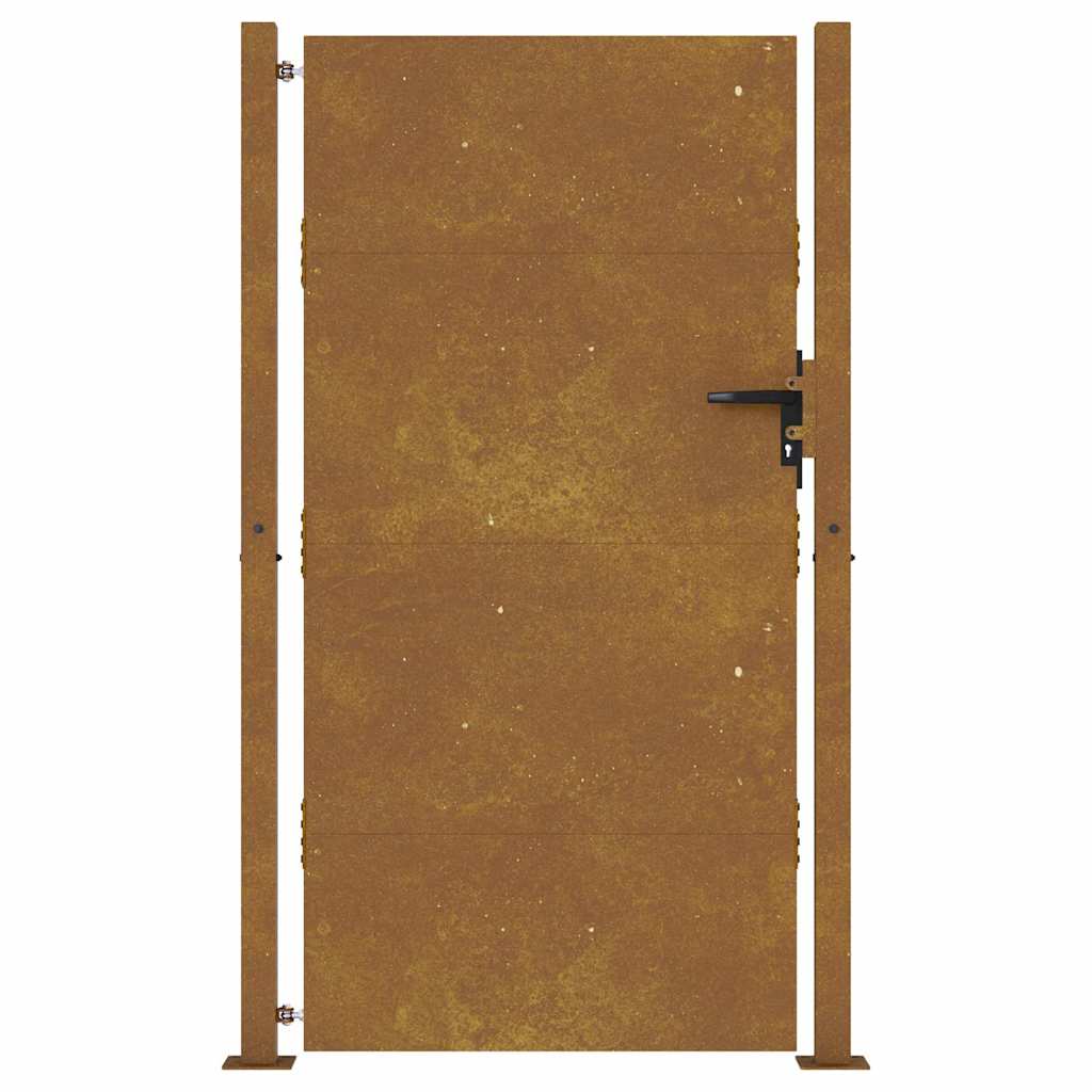 vidaXL Πόρτα Κήπου 100x175 εκ. από Ατσάλι Corten