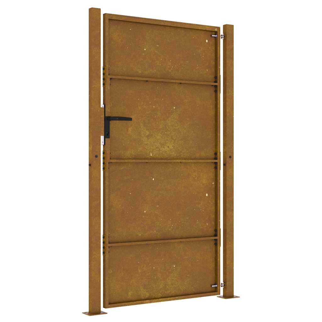 vidaXL Πόρτα Κήπου 100x175 εκ. από Ατσάλι Corten