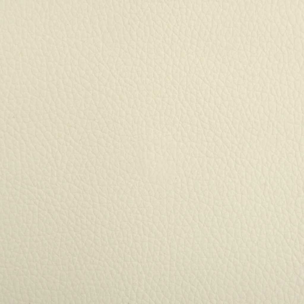 vidaXL Κρεβάτι Σκύλου Κρεμ 95 x 55 x 30 εκ. από Συνθετικό Δέρμα