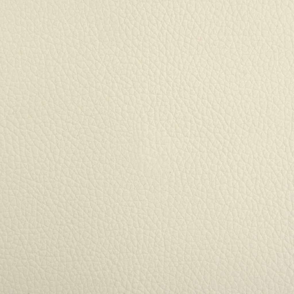 vidaXL Κρεβάτι Σκύλου Κρεμ 70 x 45 x 30 εκ. από Συνθετικό Δέρμα