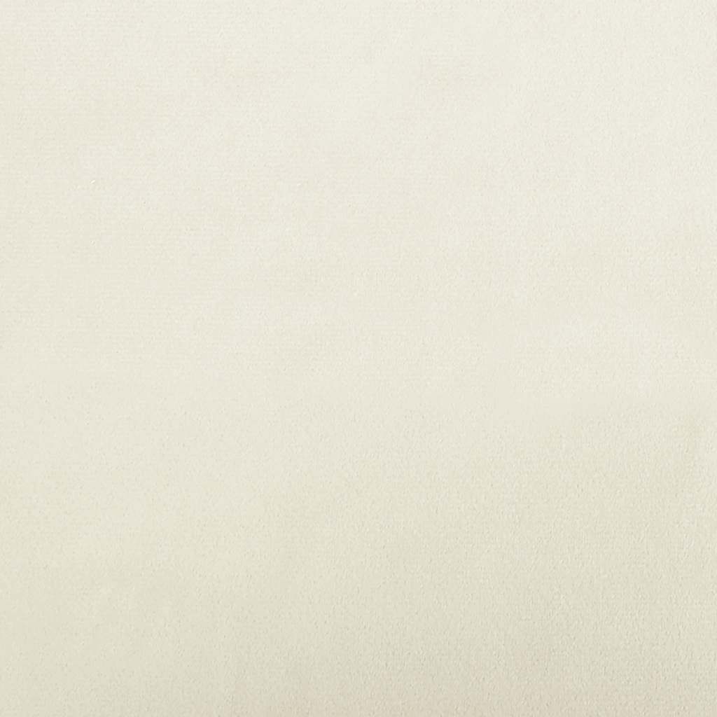 vidaXL Κρεβάτι Σκύλου Κρεμ 60 x 40 x 30 εκ. Βελούδινο