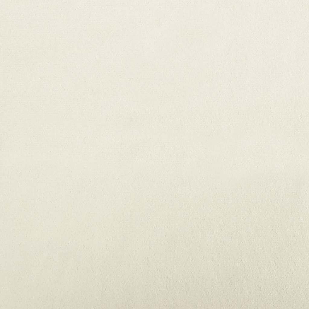 vidaXL Κρεβάτι Σκύλου Κρεμ 70 x 45 x 26,5 εκ. Βελούδινο