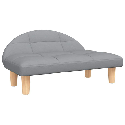 vidaXL Κρεβάτι Σκύλου Ανοιχτό Γκρι 70x52x30 εκ. Υφασμάτινο