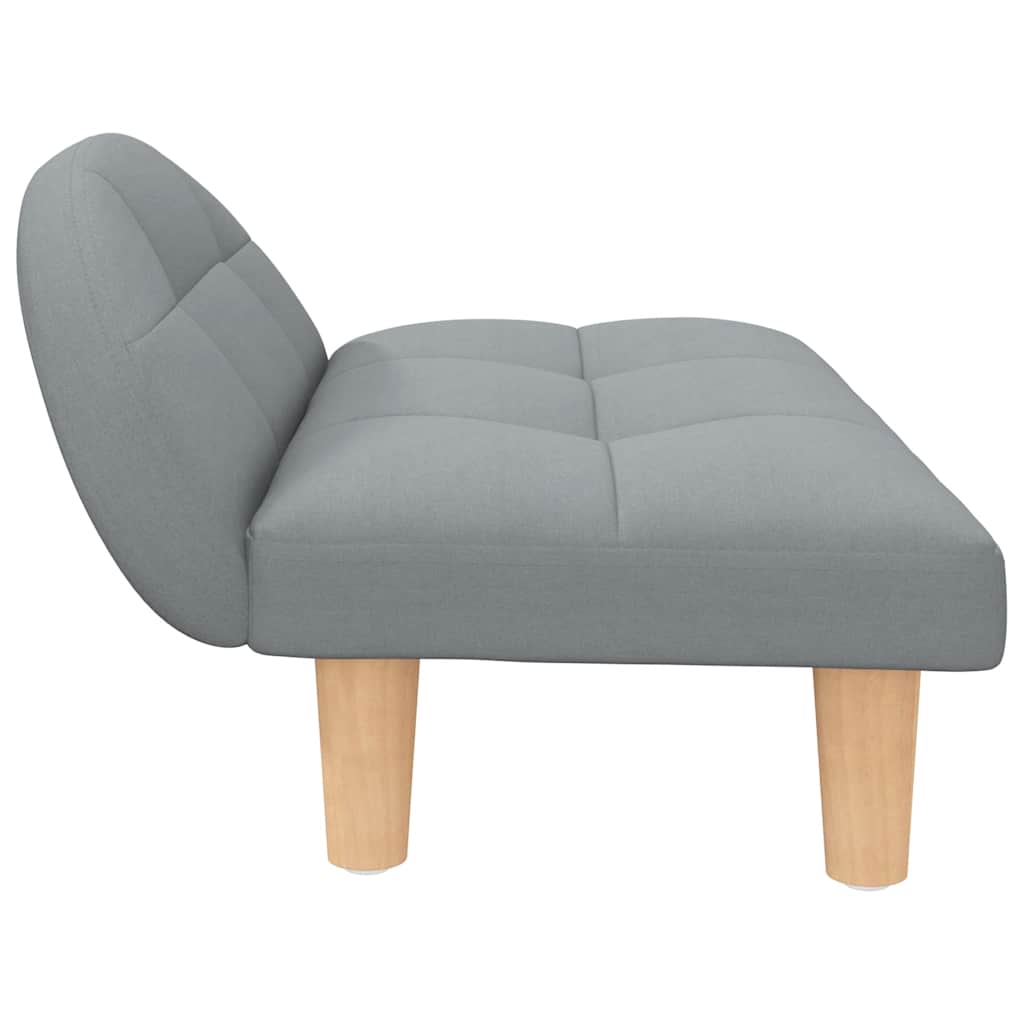 vidaXL Κρεβάτι Σκύλου Ανοιχτό Γκρι 70x52x30 εκ. Υφασμάτινο