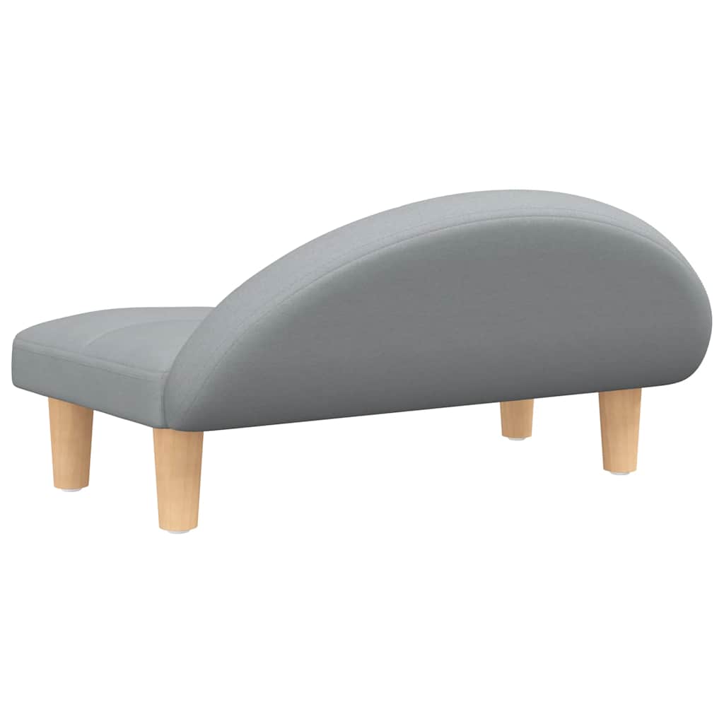 vidaXL Κρεβάτι Σκύλου Ανοιχτό Γκρι 70x52x30 εκ. Υφασμάτινο