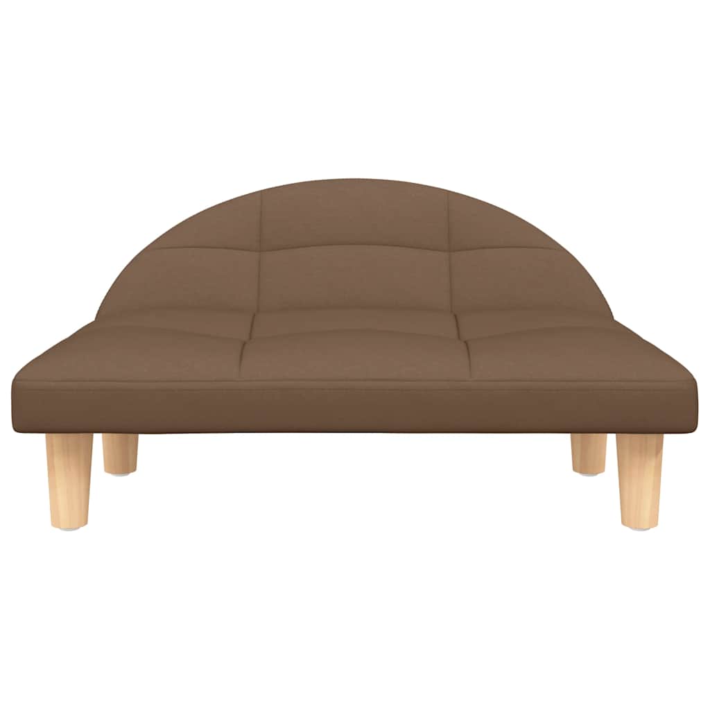 vidaXL Κρεβάτι Σκύλου Καφέ 70 x 52 x 30 εκ. Υφασμάτινο