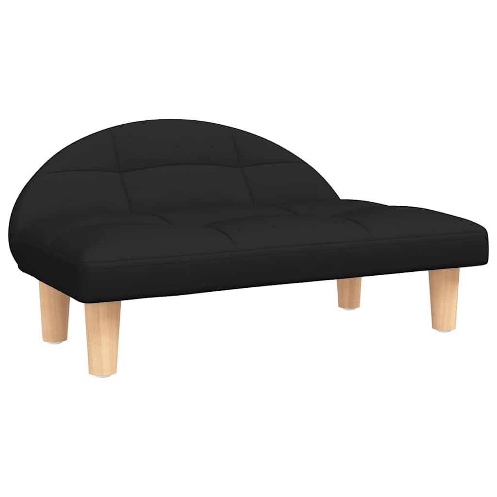 vidaXL Κρεβάτι Σκύλου Μαύρο 70 x 52 x 30 εκ. Υφασμάτινο