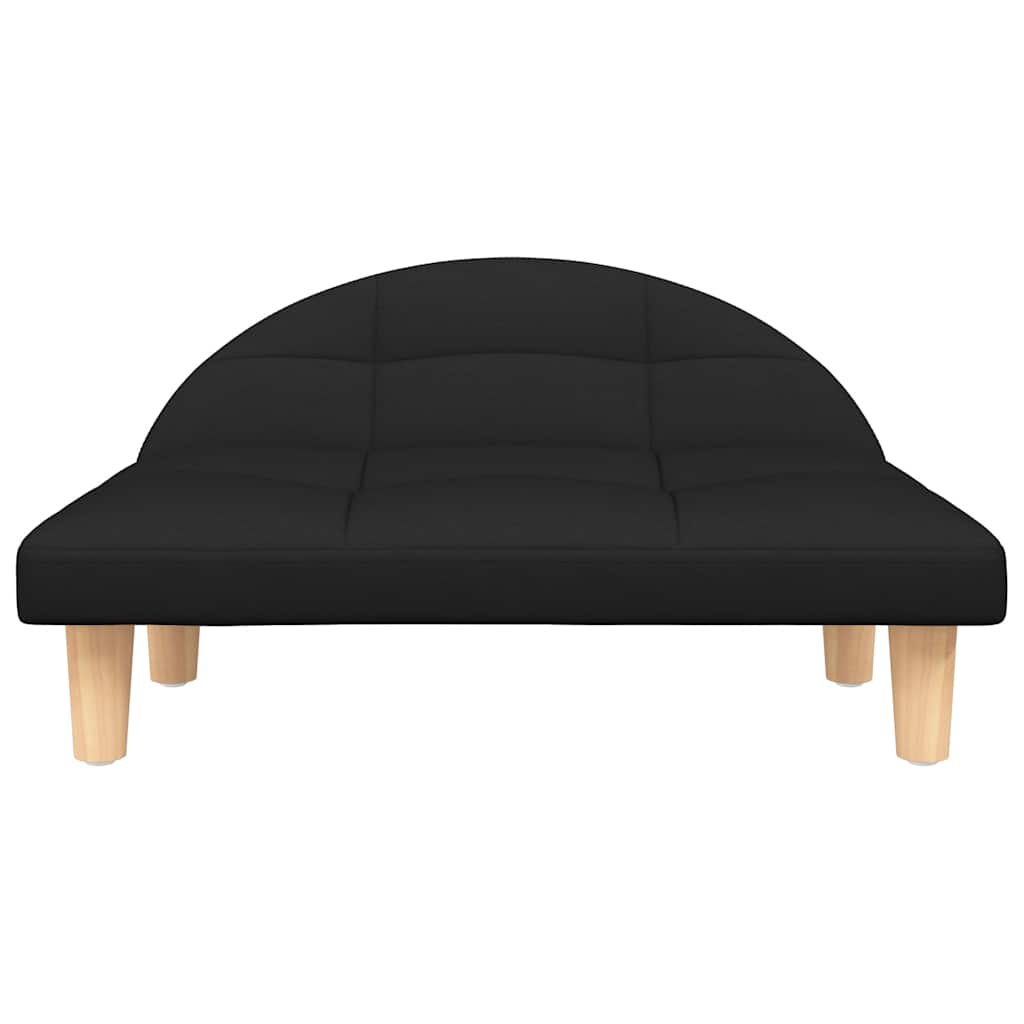 vidaXL Κρεβάτι Σκύλου Μαύρο 70 x 52 x 30 εκ. Υφασμάτινο