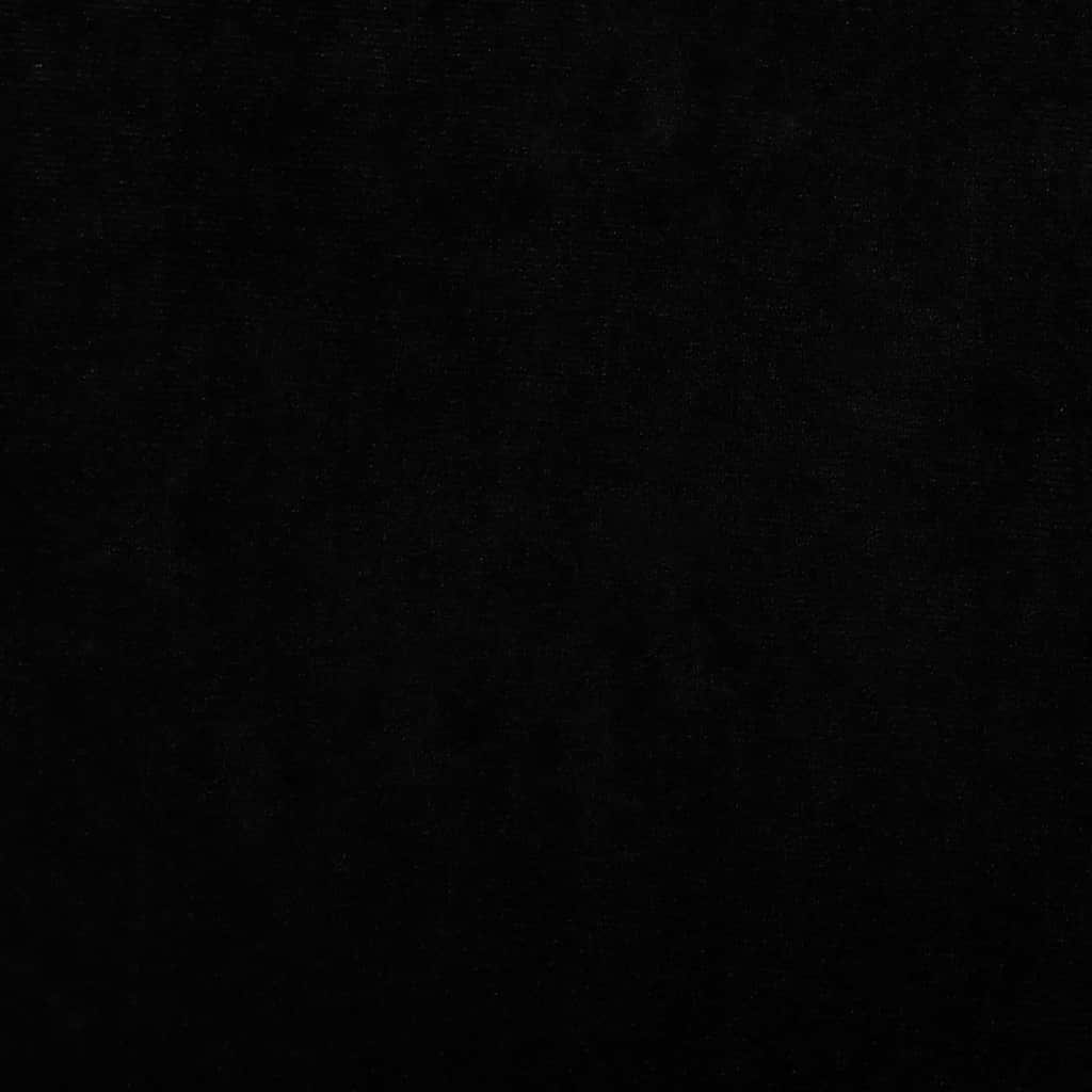 vidaXL Κρεβάτι Σκύλου Μαύρο 70 x 52 x 30 εκ. Βελούδινο