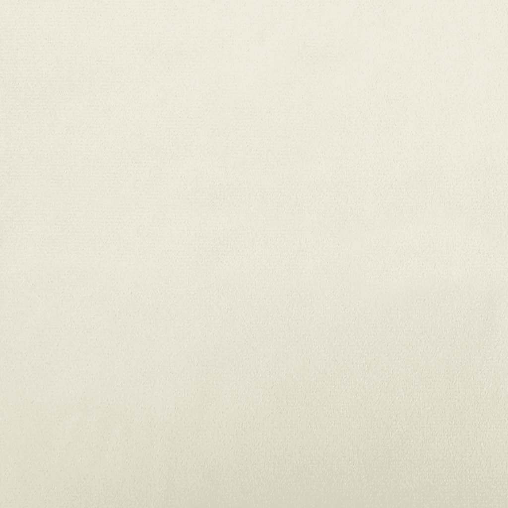 vidaXL Κρεβάτι Σκύλου Κρεμ 70 x 40 x 24 εκ. Βελούδινο