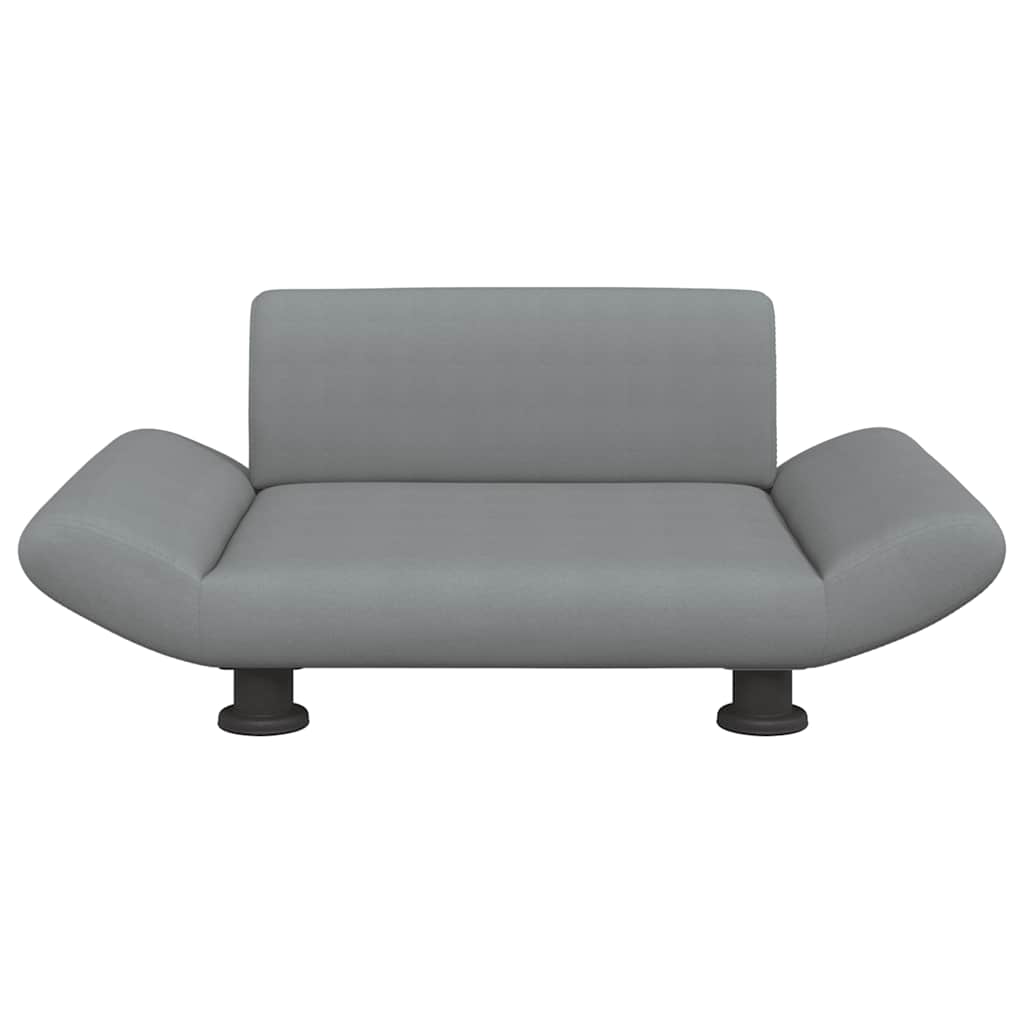 vidaXL Κρεβάτι Σκύλου Ανοιχτό Γκρι 70x45x28 εκ. Υφασμάτινο