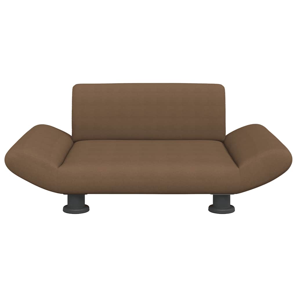 vidaXL Κρεβάτι Σκύλου Καφέ 70x45x28 εκ. Υφασμάτινο