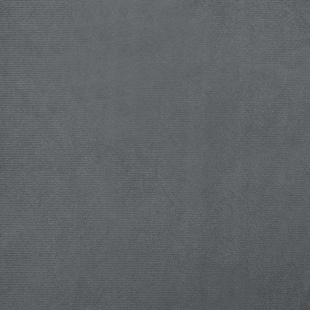 vidaXL Κρεβάτι Σκύλου Σκούρο Γκρι 100 x 50 x 21 εκ. Βελούδινο