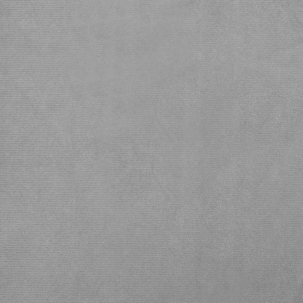 vidaXL Κρεβάτι Σκύλου με Προέκταση Ανοιχτό Γκρι 100x50x30 εκ. Βελούδο