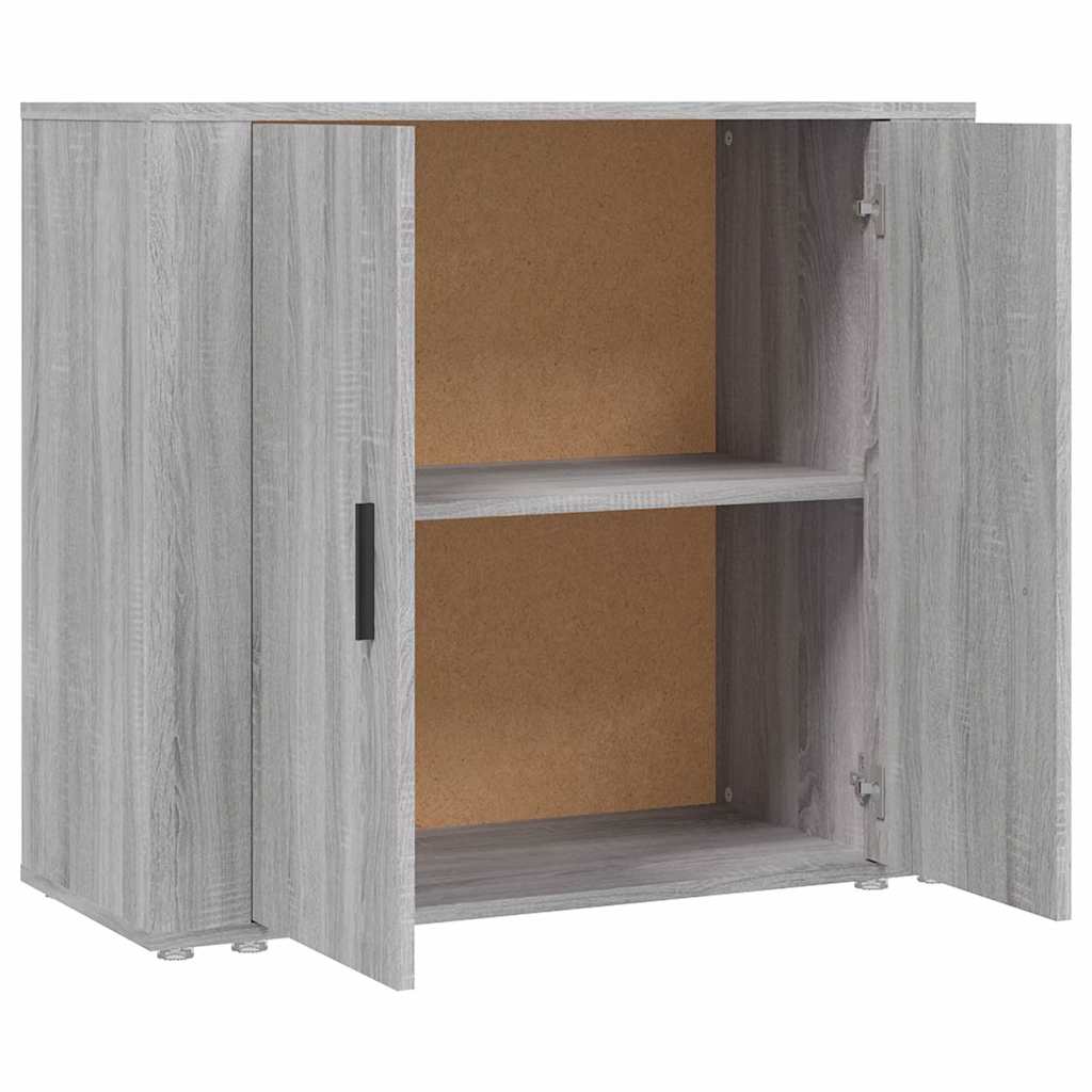 vidaXL Ντουλάπι Γκρι Sonoma 80x33x70 εκ. από Επεξεργασμένο Ξύλο