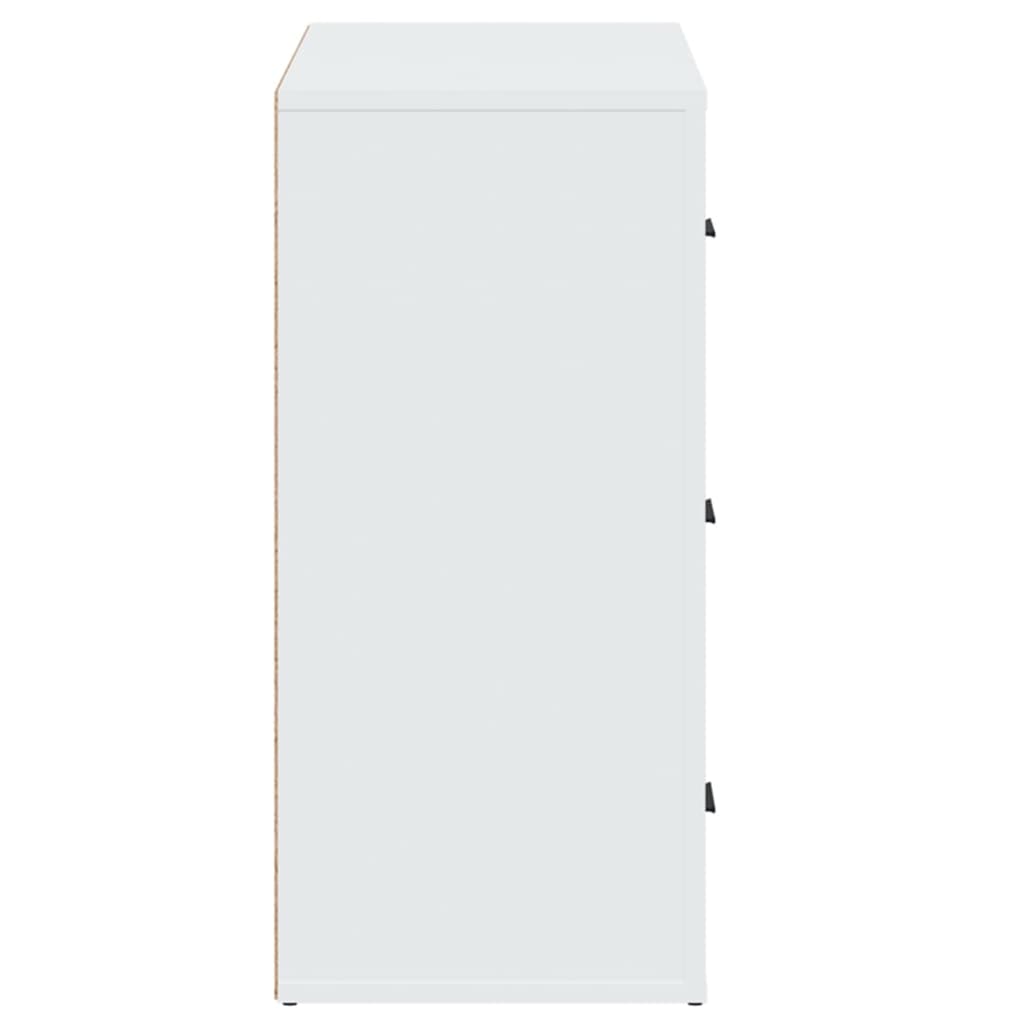 vidaXL Συρταριέρα Λευκή 80 x 33 x 70 εκ. από Επεξεργασμένο Ξύλο