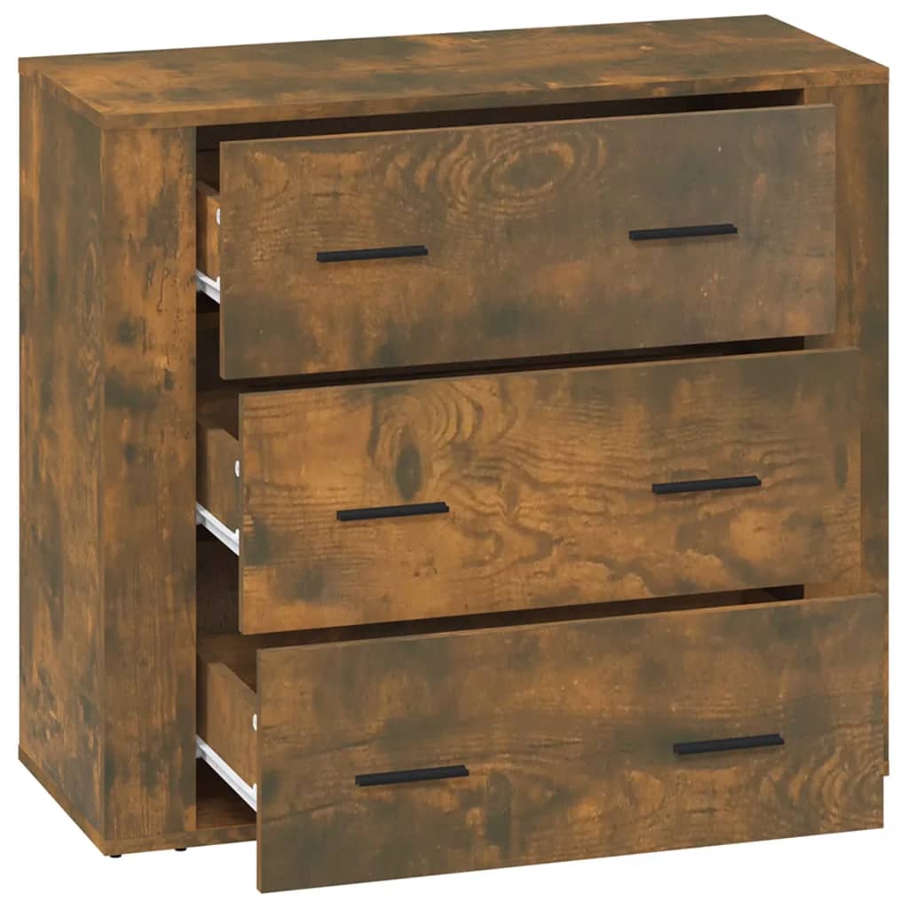 vidaXL Ντουλάπι Καπνιστή Δρυς 80x33x70 εκ. από Επεξεργασμένο Ξύλο