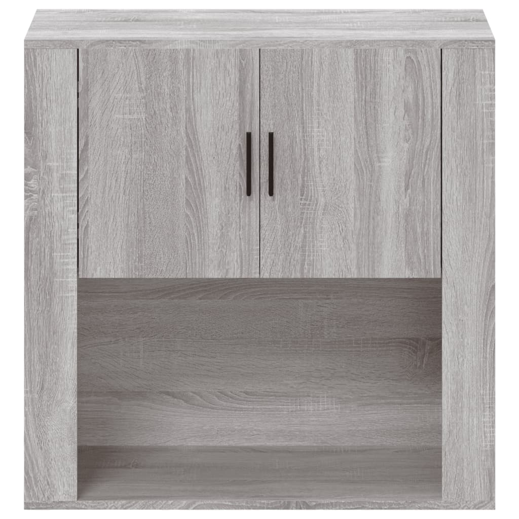 vidaXL Ντουλάπι Τοίχου Γκρι Sonoma 80x33x80 εκ. Επεξεργασμένο Ξύλο