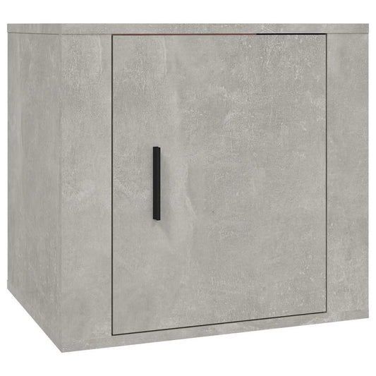 vidaXL Κομοδίνα Γκρι Σκυροδέματος 50x39x47 εκ.