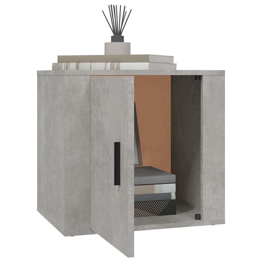 vidaXL Κομοδίνα 2 τεμ. Γκρι Σκυροδέματος 50x39x47 εκ.