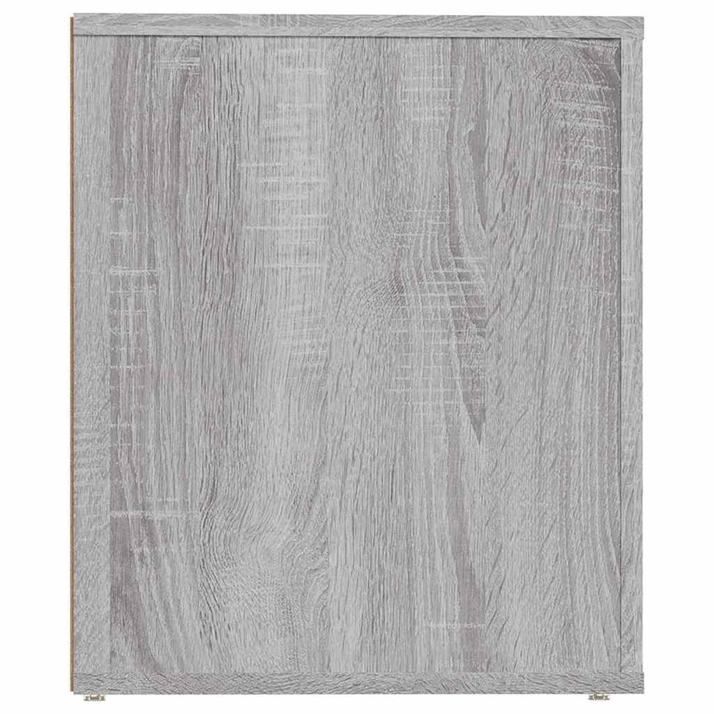 vidaXL Κομοδίνα 2 τεμ. Γκρι Sonoma 50x39x47 εκ.