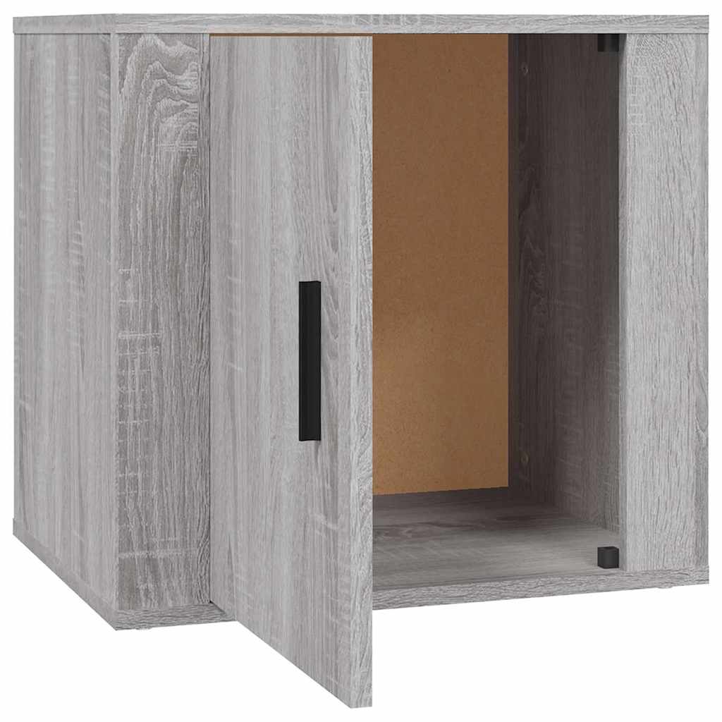 vidaXL Κομοδίνα 2 τεμ. Γκρι Sonoma 50x39x47 εκ.