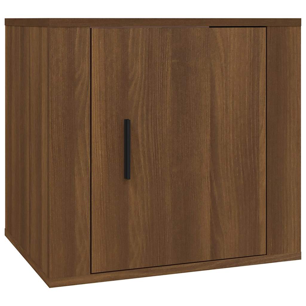vidaXL Κομοδίνα 2 τεμ. Καφέ Δρυς 50x39x47 εκ.
