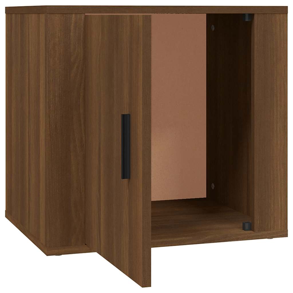 vidaXL Κομοδίνα 2 τεμ. Καφέ Δρυς 50x39x47 εκ.
