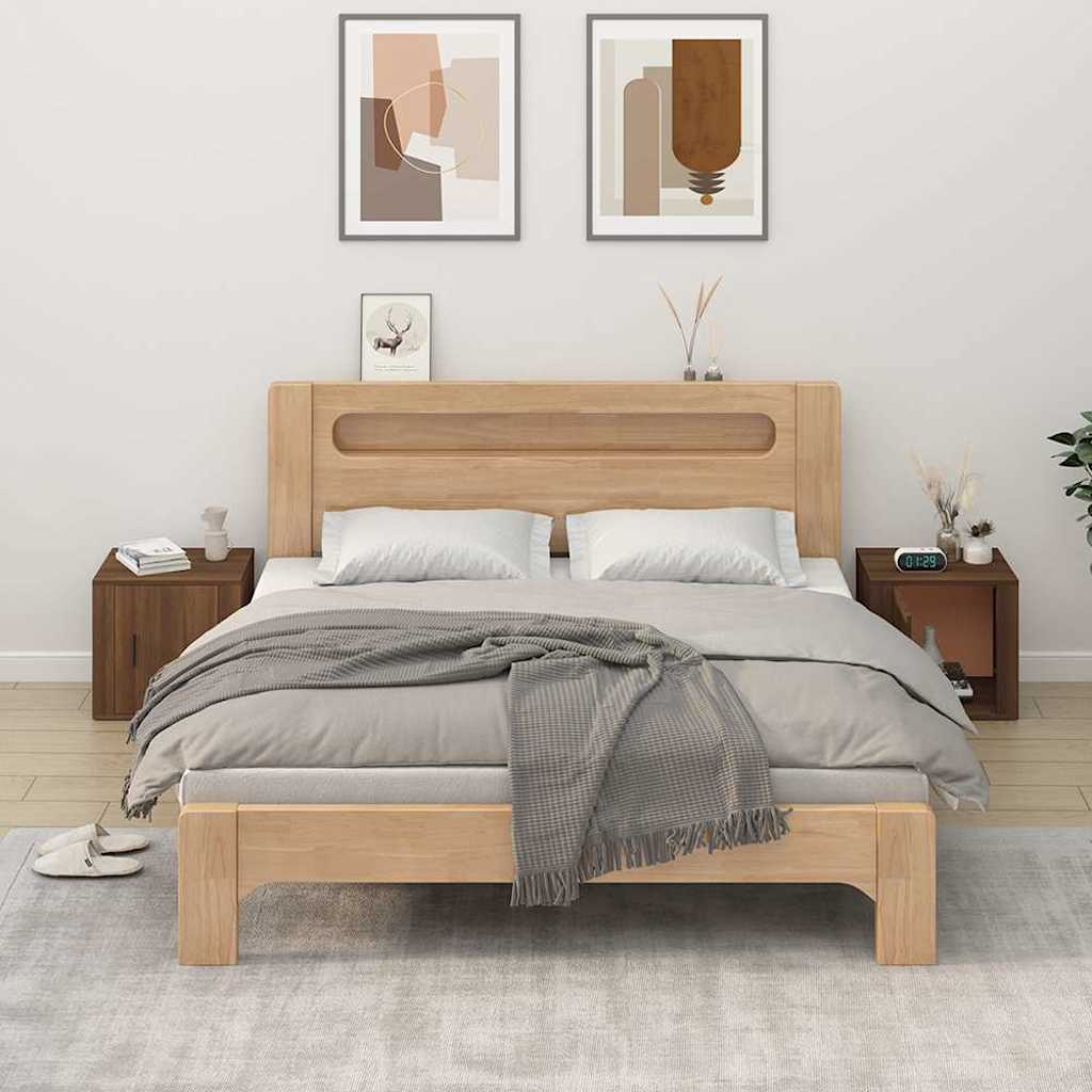 vidaXL Κομοδίνα 2 τεμ. Καφέ Δρυς 50x39x47 εκ.