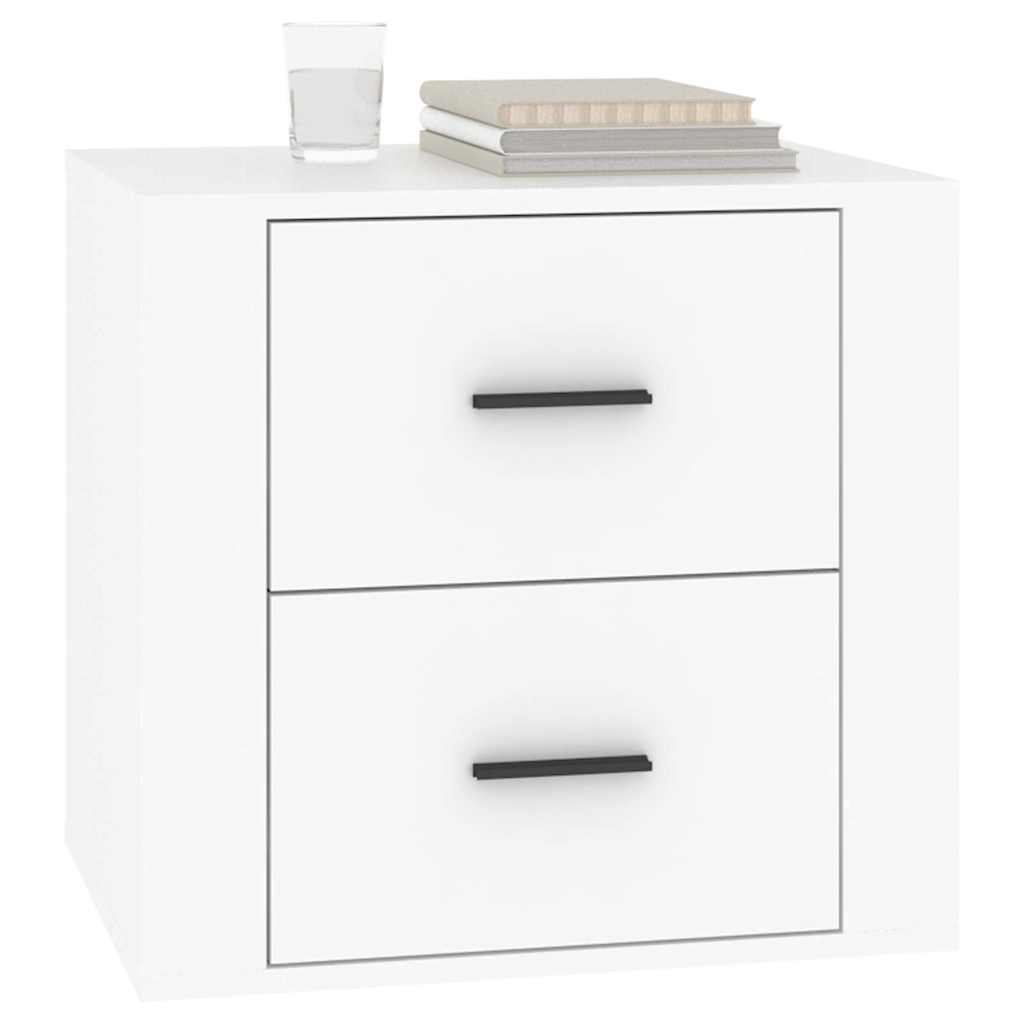 vidaXL Κομοδίνο Λευκό 50 x 39 x 47 εκ.