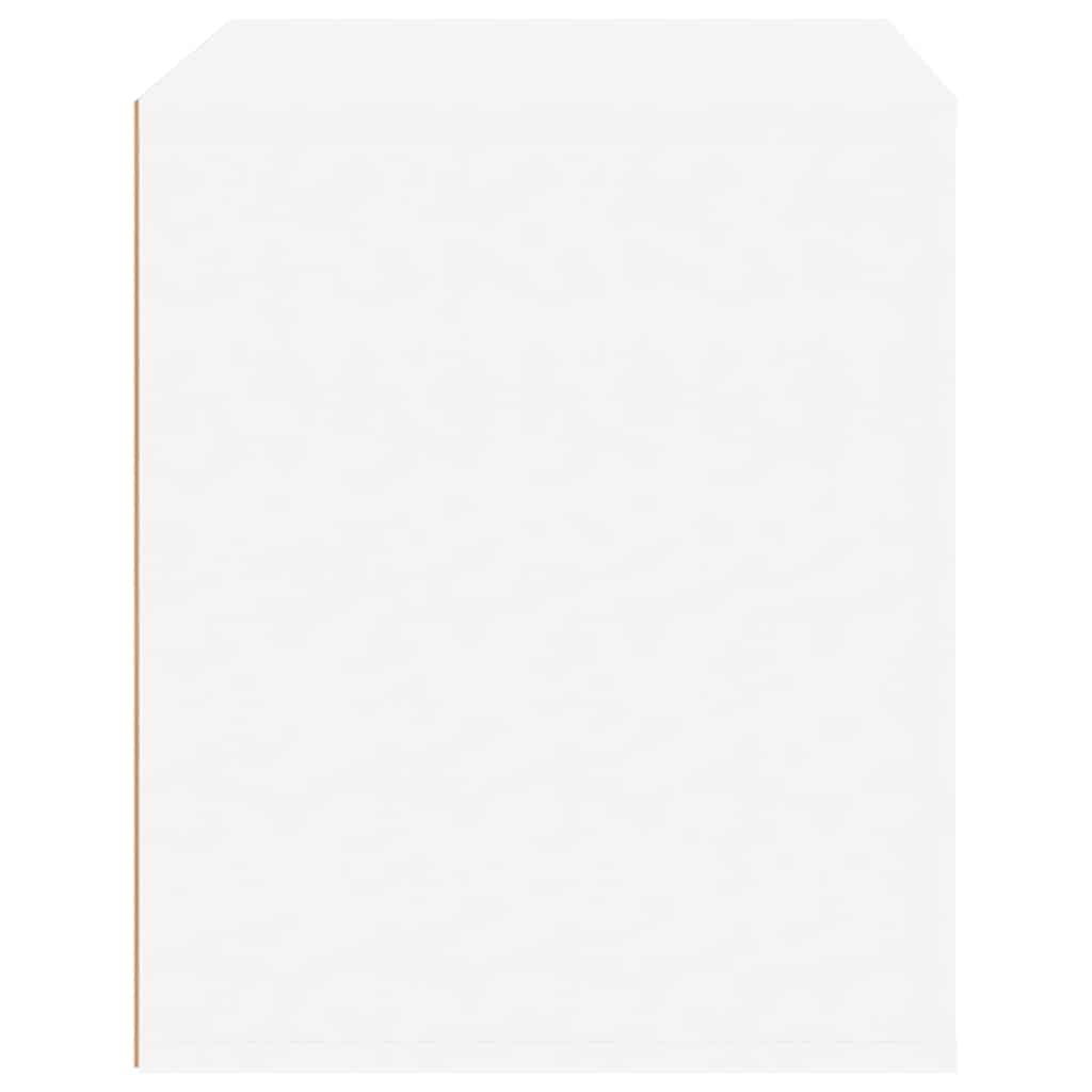 vidaXL Κομοδίνα Γυαλιστερό Λευκό 50 x 39 x 47 εκ.