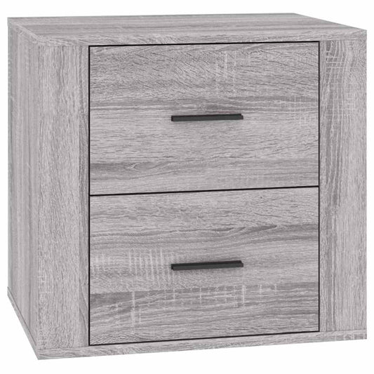 vidaXL Κομοδίνο Γκρι Sonoma 50x39x47 εκ.