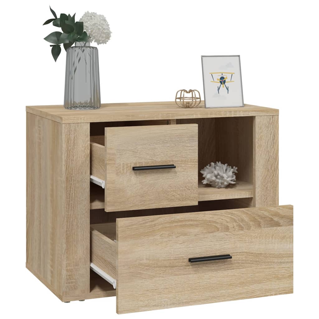vidaXL Κομοδίνο Sonoma Δρυς 60 x 36 x 45 εκ. από Επεξεργασμένο Ξύλο
