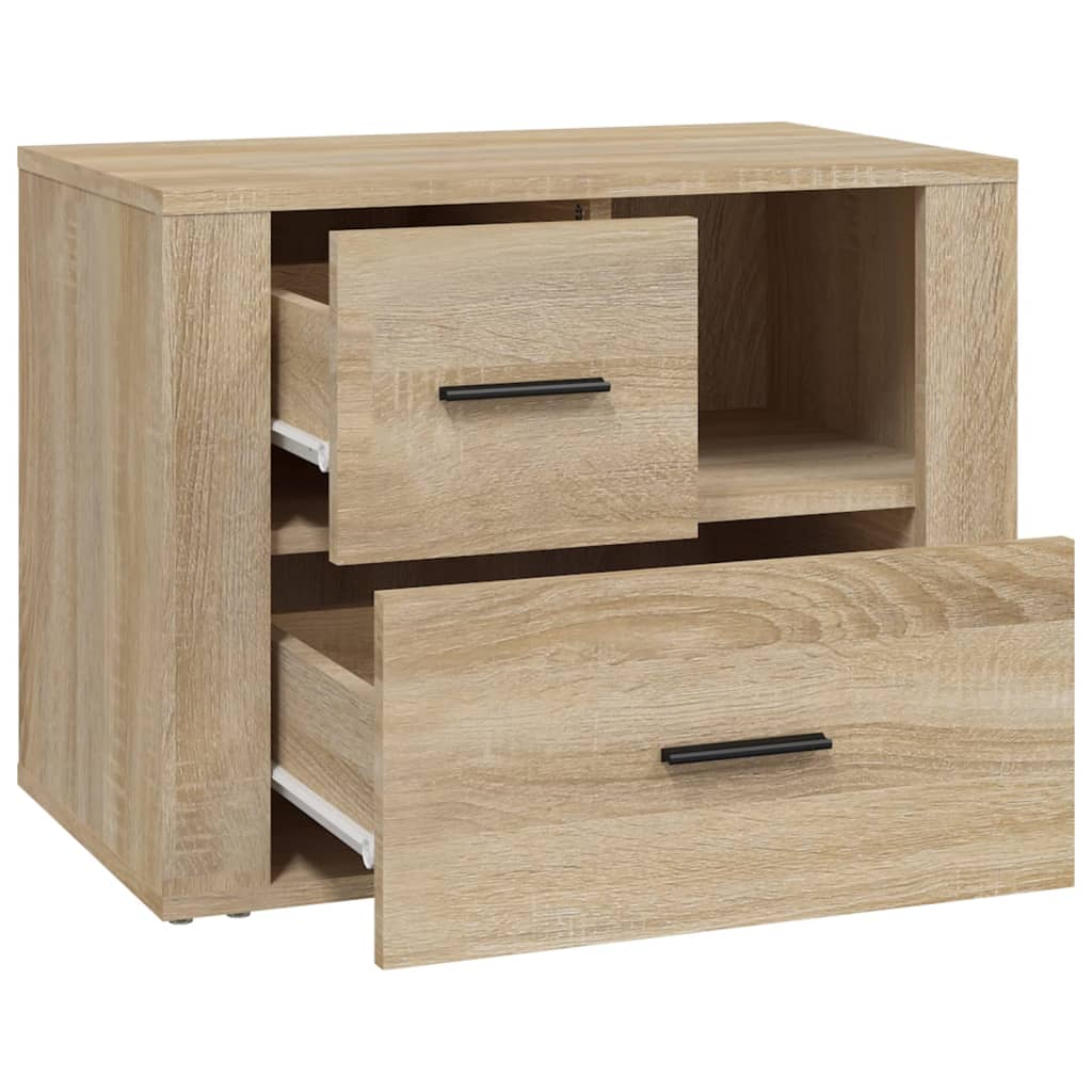 vidaXL Κομοδίνο Sonoma Δρυς 60 x 36 x 45 εκ. από Επεξεργασμένο Ξύλο