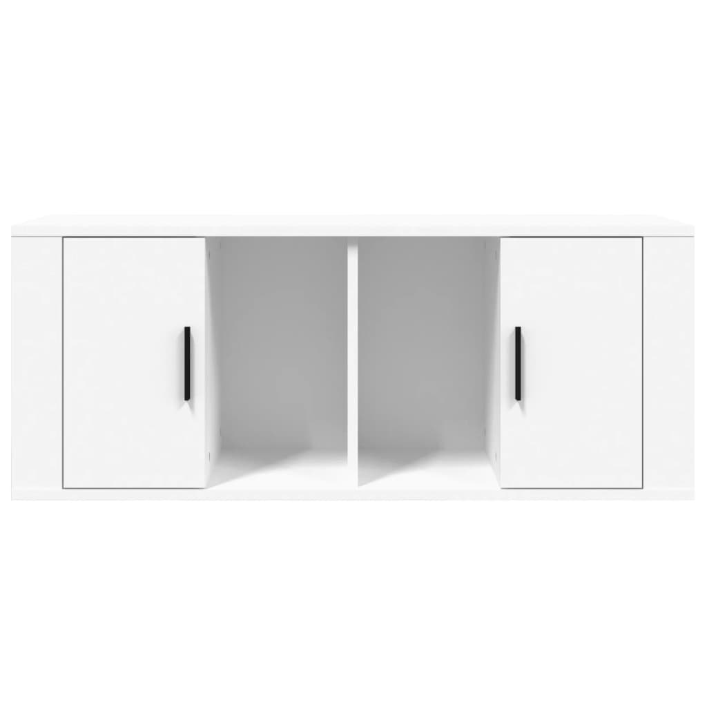 vidaXL Έπιπλο Τηλεόρασης Λευκό 100 x 35 x 40 εκ. Επεξ. Ξύλο