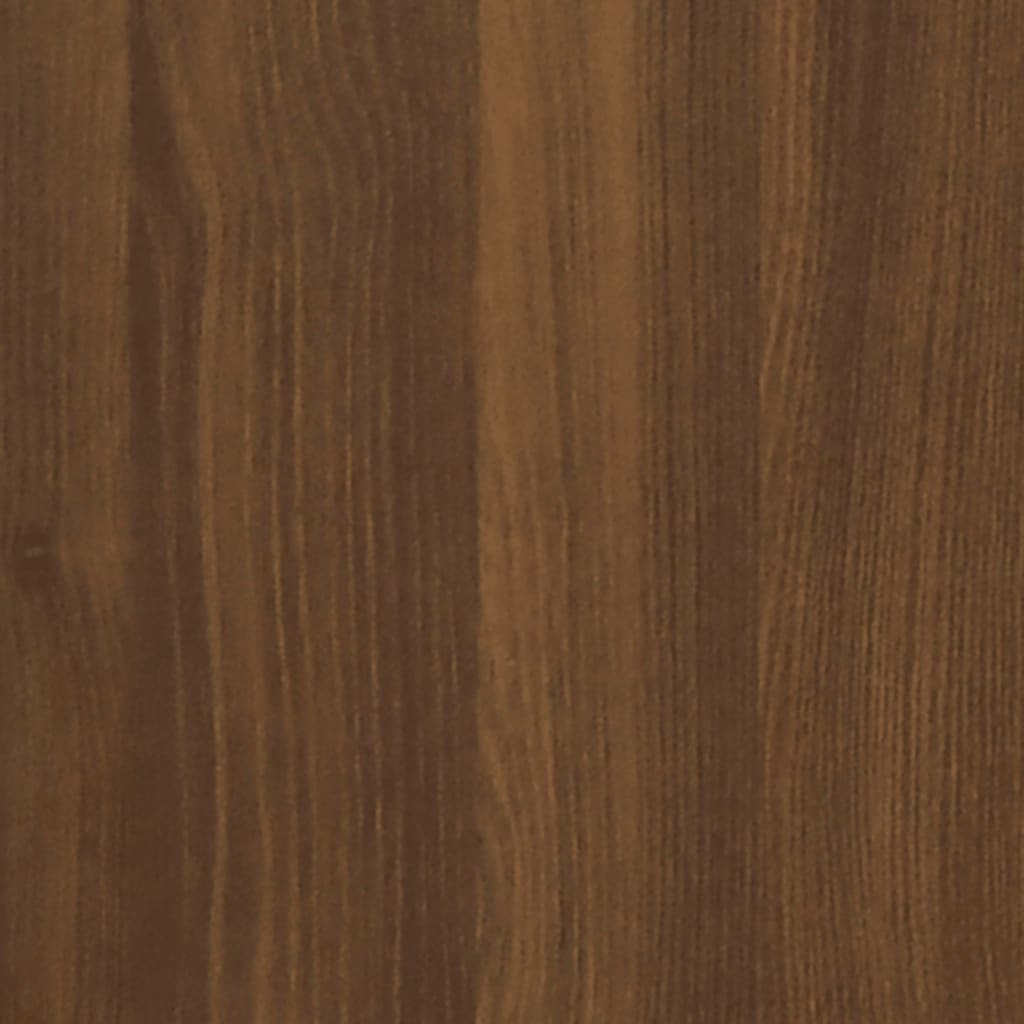 vidaXL Κομοδίνο Επιτοίχιο Καφέ Δρυς 50x36x25 εκ.