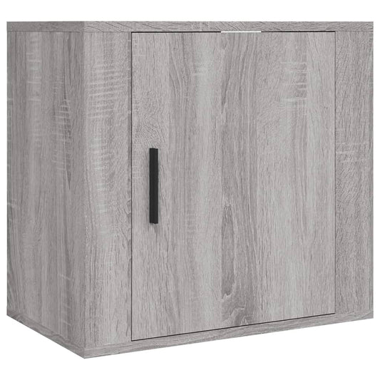 vidaXL Κομοδίνα Επιτοίχια Γκρι Sonoma 50x30x47 εκ.