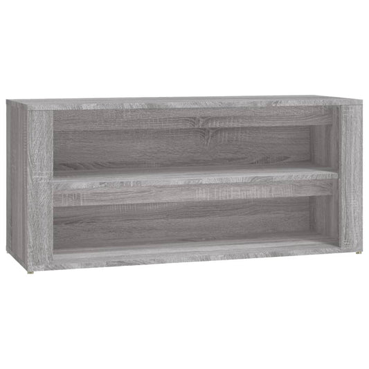 vidaXL Παπουτσοθήκη Γκρι Sonoma 100x35x45 εκ. από Επεξεργασμένο Ξύλο