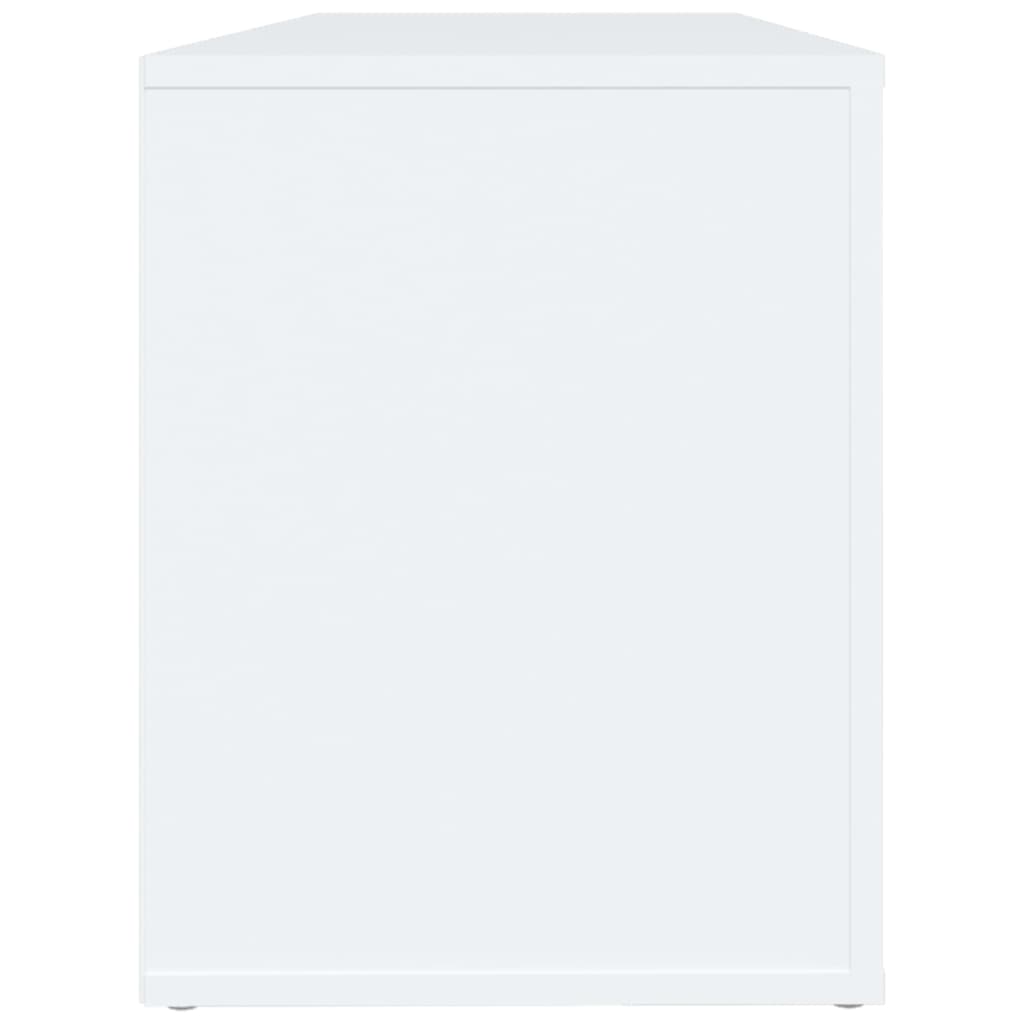 vidaXL Παπουτσοθήκη Λευκή 100 x 35 x 45 εκ. από Επεξεργασμένο Ξύλο