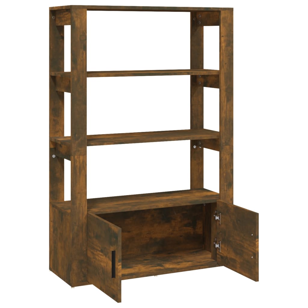 vidaXL Ντουλάπι Καπνιστή Δρυς 80x30x119,5 εκ. από Επεξεργασμένο Ξύλο