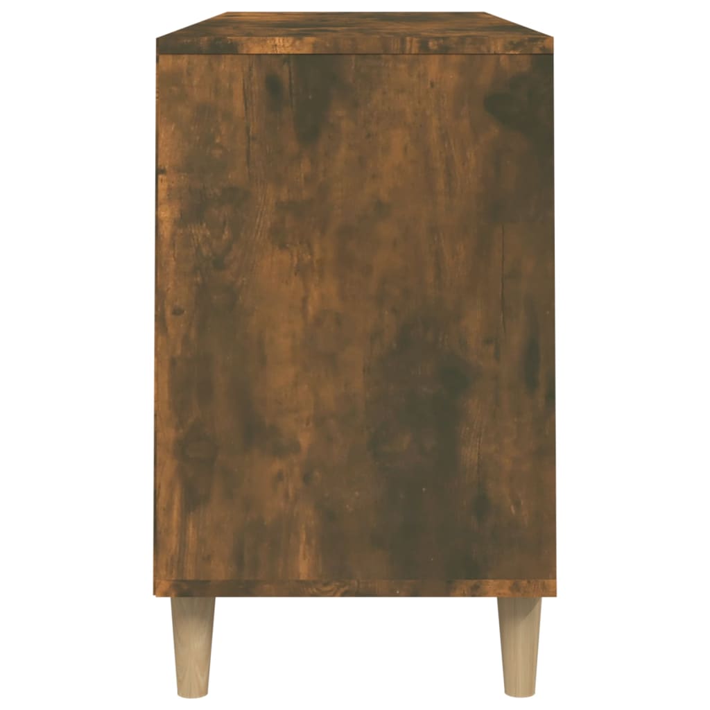 vidaXL Παπουτσοθήκη Καπνιστή Δρυς 102x36x60 εκ. από Επεξεργασμένο Ξύλο