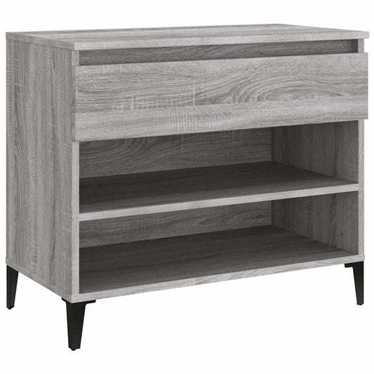 vidaXL Παπουτσοθήκη Γκρι Sonoma 70x36x60 εκ. από Επεξεργασμένο Ξύλο
