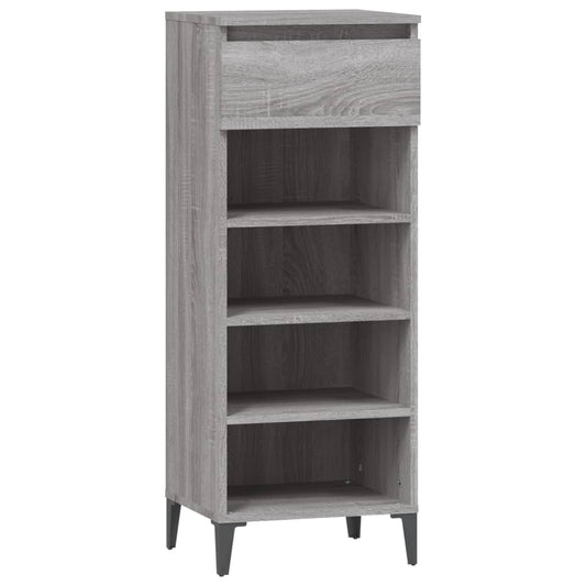 vidaXL Παπουτσοθήκη Γκρι Sonoma 40x36x105 εκ. από Επεξεργασμένο Ξύλο