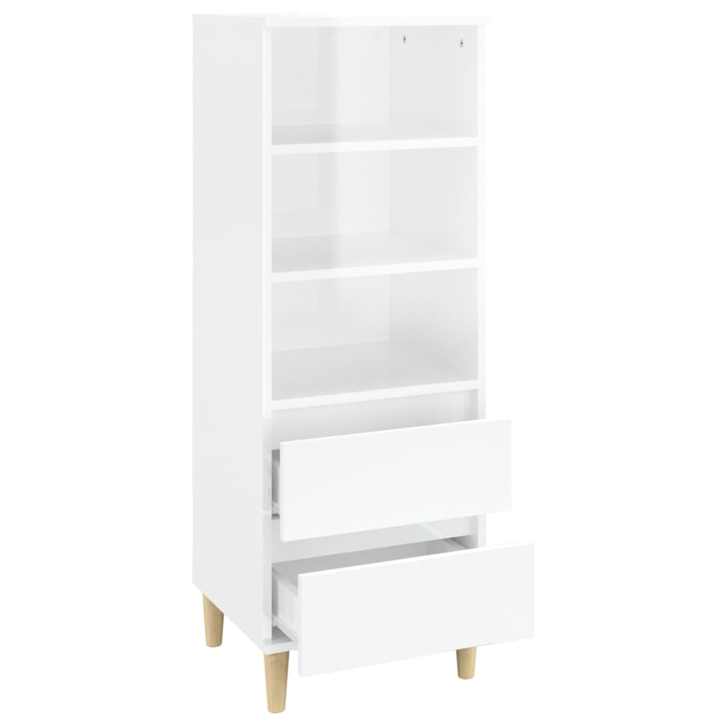 vidaXL Ντουλάπι Λευκό 40 x 36 x 110 εκ. από Επεξεργασμένο Ξύλο