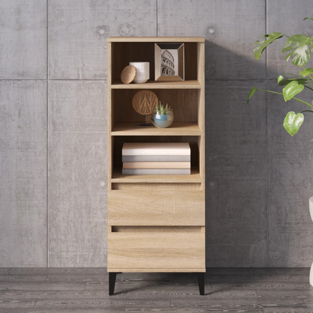 vidaXL Ντουλάπι Sonoma Δρυς 40x36x110 εκ. από Επεξεργασμένο Ξύλο