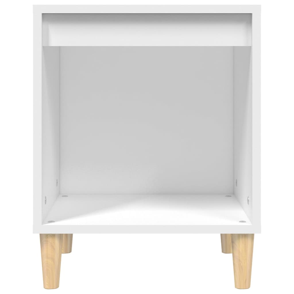 vidaXL Κομοδίνα 2 τεμ. Λευκά 40 x 35 x 50 εκ.