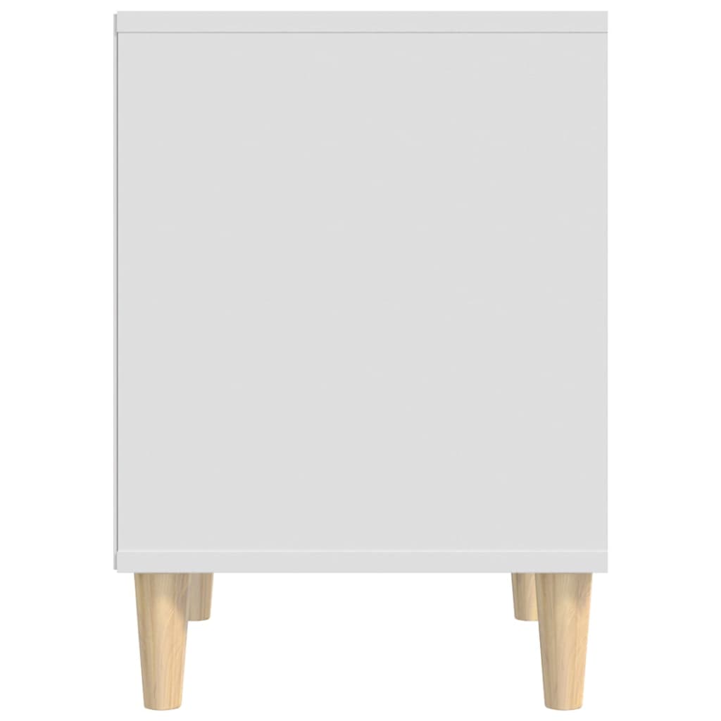 vidaXL Κομοδίνα 2 τεμ. Λευκά 40 x 35 x 50 εκ.