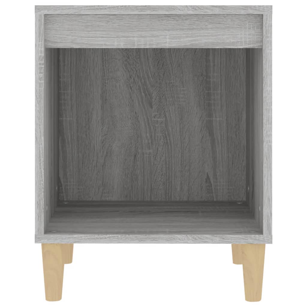 vidaXL Κομοδίνο Γκρι Sonoma 40x35x50 εκ.