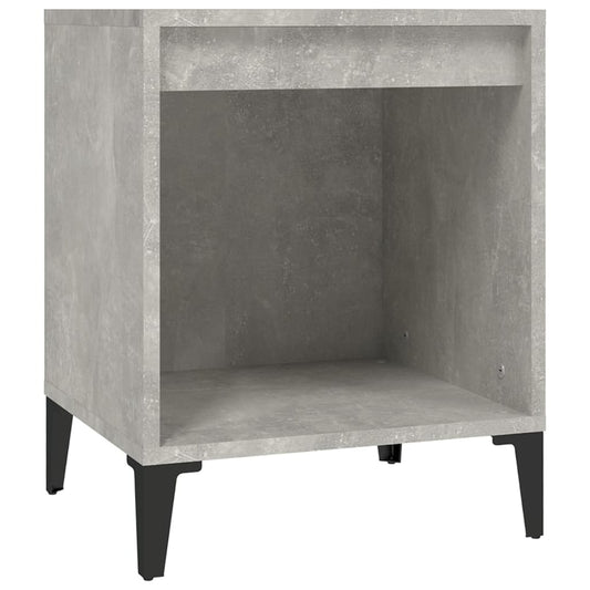 vidaXL Κομοδίνα Γκρι Σκυροδέματος 40x35x50 εκ.