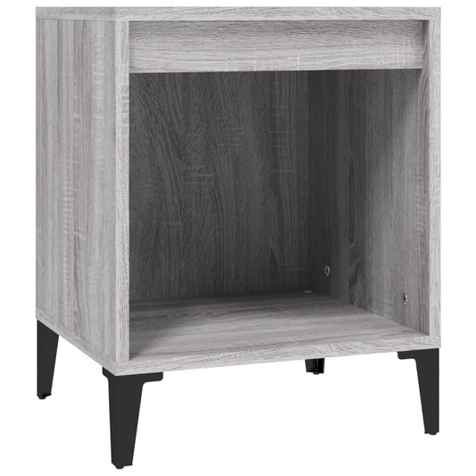 vidaXL Κομοδίνο Γκρι Sonoma 40x35x50 εκ.
